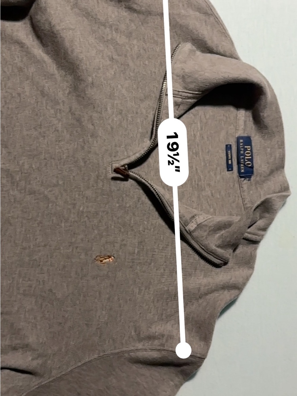 Polo Ralph Lauren Estate Rib 1/4-Zip Pullover - Picture 7 of 7